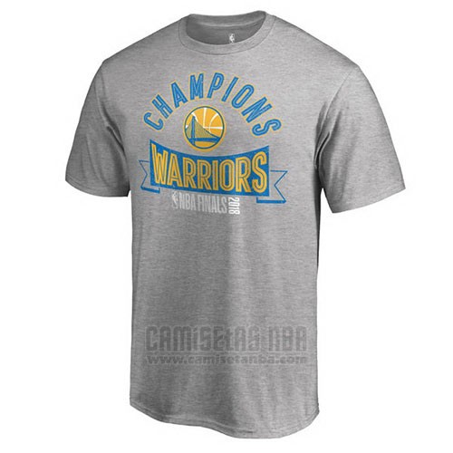 Camiseta Manga Corta Golden State Warriors Gris